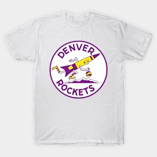 Defunct - Denver Rockets 1973 Basketball T-Shirt